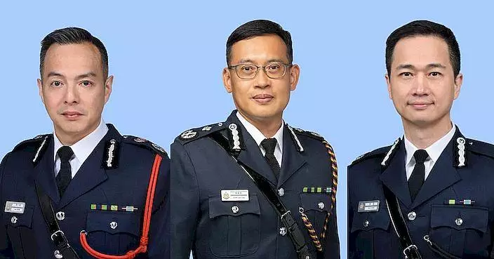 陳俊燊出任警務處副處長　陳東晉升高級助理處長