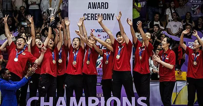 中國女排在U21世錦賽奪冠