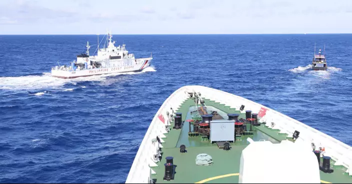 中國海警促菲律賓從仁愛礁拖走坐灘軍艦