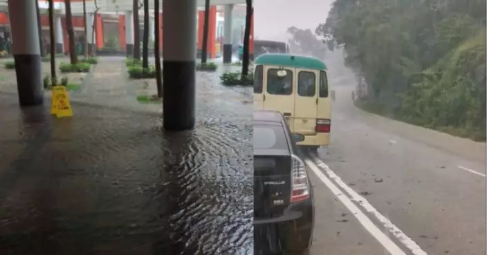 西貢區過去一小時錄逾100毫米雨量 將軍澳多宗水浸有汽車死火