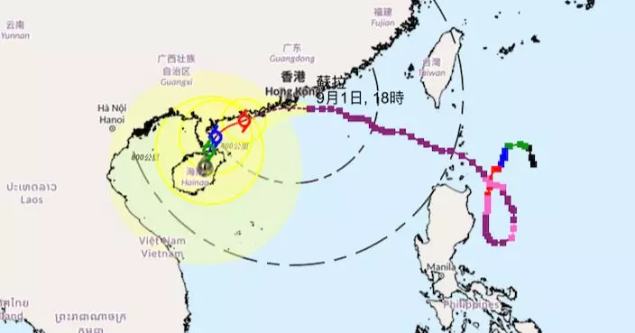 颱風蘇拉丨天文台：視乎風力變化 評估是否需要掛10號波