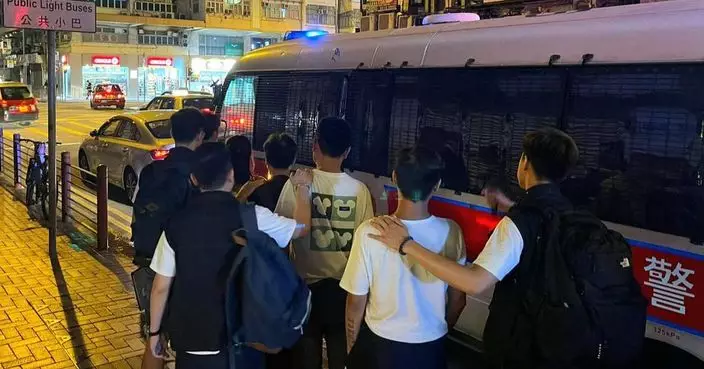 警方西九龍區展開反罪惡行動 拘捕9男3女