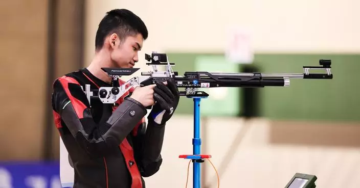 亞運會 | 射擊男子10米氣步槍 國家隊盛李豪奪金並創世界紀錄