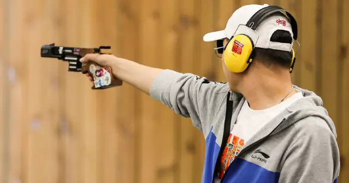 亞運會 | 男子25米手槍速射個人賽 國家隊包攬金銀牌