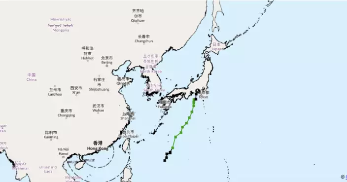 鴛鴦為日本東部地區帶來破紀錄降雨量