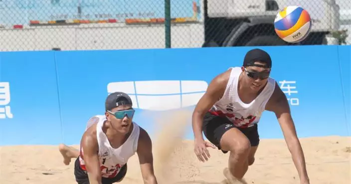 亞運會 |沙灘排球小組賽  港隊王沛林與林琪豐不敵日本組合