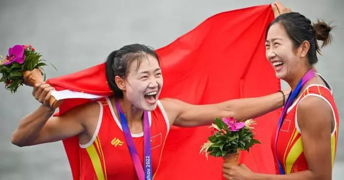 國家隊奪得賽艇女子雙人雙槳金牌