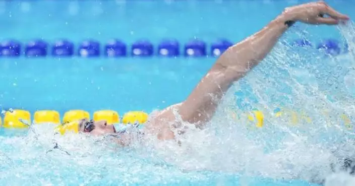 亞運會 | 男子50米背泳決賽 國家隊包辦金銀牌