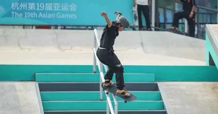 亞運會 | 國家隊張杰奪滑板男子街式决赛金牌