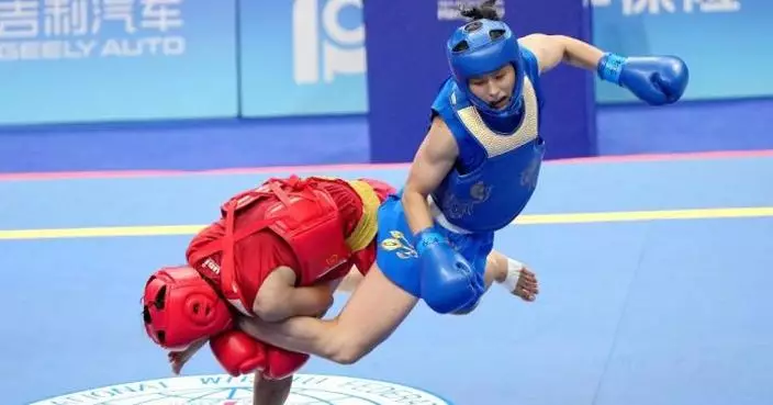 亞運會 |武術散打女子60公斤級決賽 國家隊吳曉微奪金牌