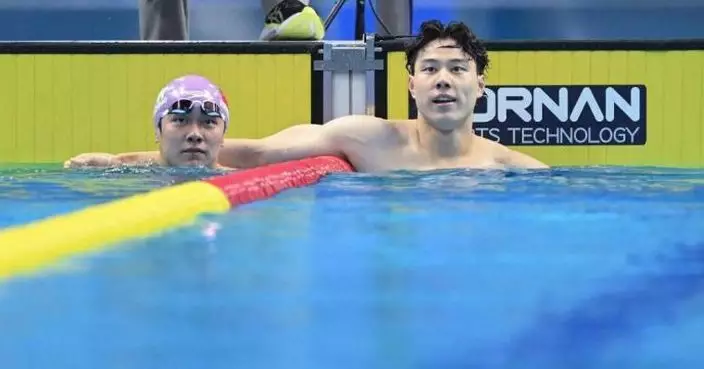 亞運會｜男子200米蛙泳決賽 國家隊包辦金銀牌