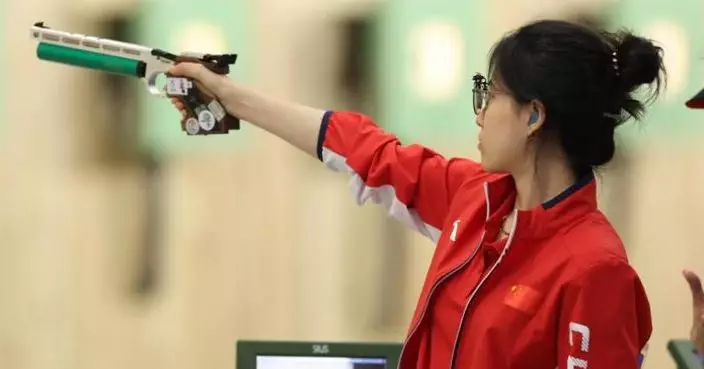 亞運會 | 射擊女子10米氣手槍團體決賽 國家隊奪金牌