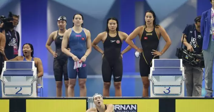 港隊女子4&#215;200米自由泳接力破香港紀錄得第四