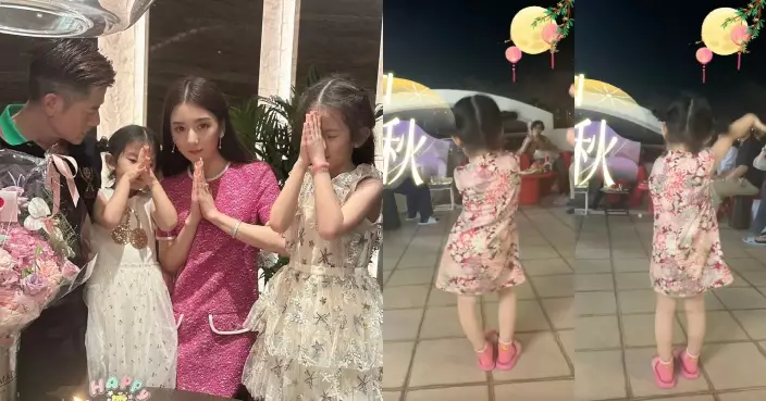 郭富城囡囡遺傳爸爸舞蹈基因 4歲Charlotte跳舞娛賓好投入超可愛