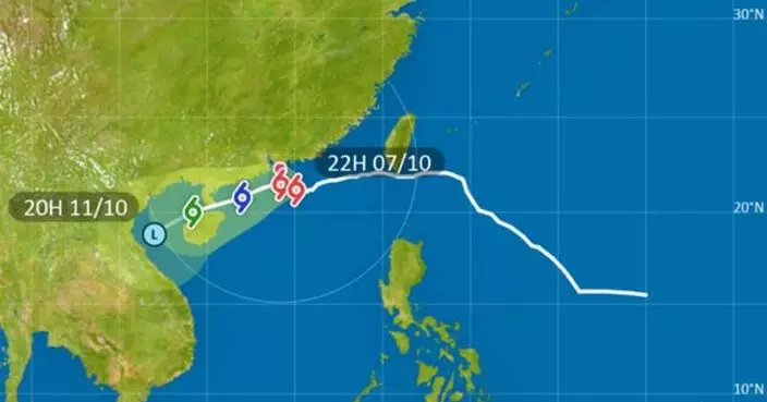 天文台:3號風球至少維持至周日中午