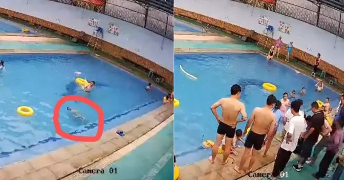內地7歲童泳館溺水亡 掙扎10分鐘無人救援引爭議