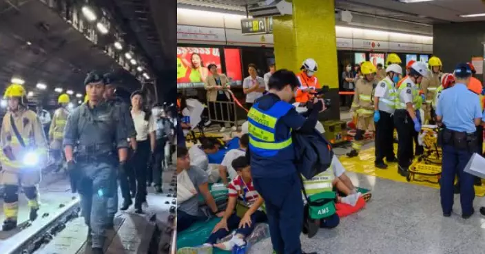 模擬港鐵事故乘客走下路軌 警察消防等逾千人跨部門演習
