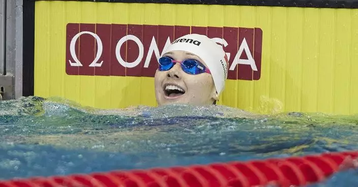 游泳世界盃雅典站100米自由泳 何詩蓓再奪一金