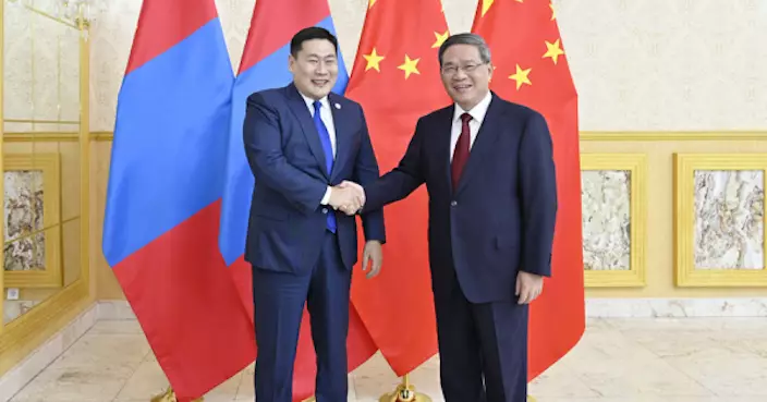 國務院總理李強與蒙古國總理奧雲額爾登會談
