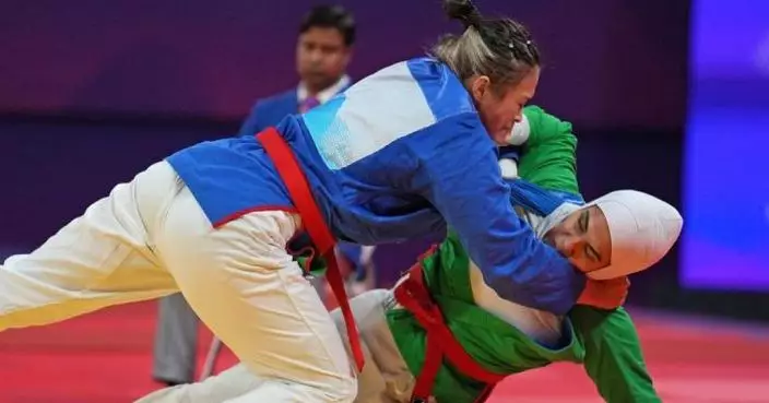 亞運會｜克柔術女子87公斤級決賽 國家隊劉毅奪金