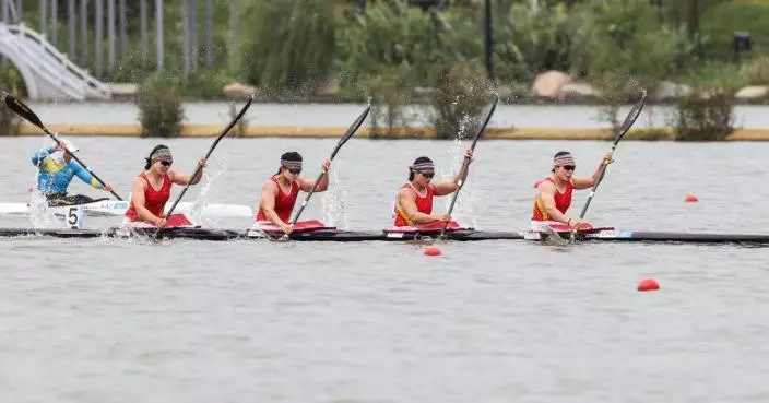 亞運會 | 國家隊皮划艇靜水女子500米四人皮艇奪金