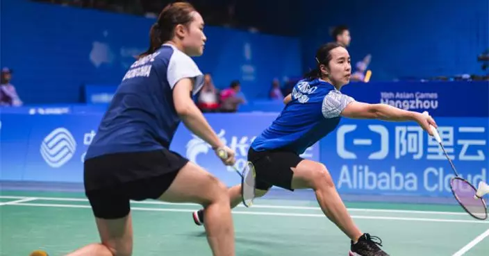 亞運會 | 羽毛球女雙項目 港隊楊雅婷和楊霈霖晉級8強