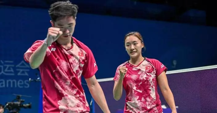 亞運會 | 羽毛球混雙項目  港隊鄧俊文謝影雪8強止步