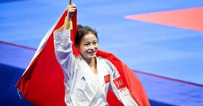 亞運會 | 空手道女子組手61公斤級決賽 國家隊龔莉奪金牌