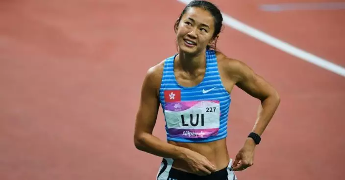 港隊呂麗瑤亞運女子100米跨欄取得第6名
