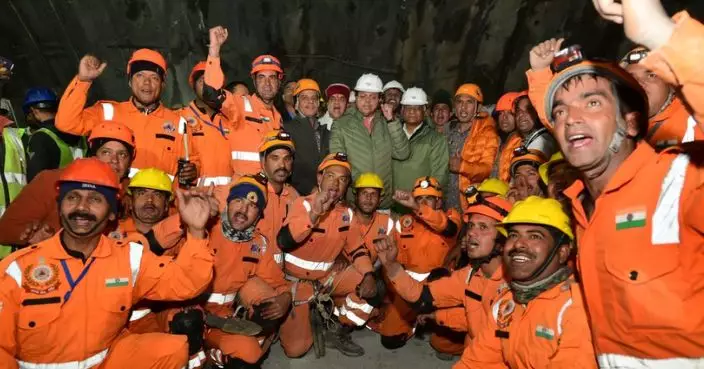 印度塌隧道41名工人被困17天全獲救