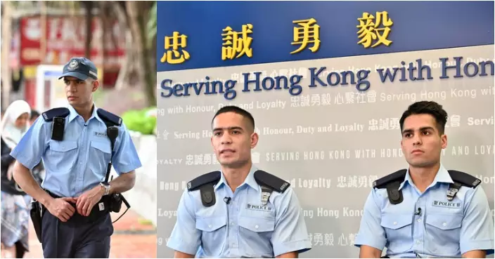 警喜瑪拉雅計劃助非華裔青年「不分膚色同護我城」 巴籍兄弟投身警隊做下一代榜樣
