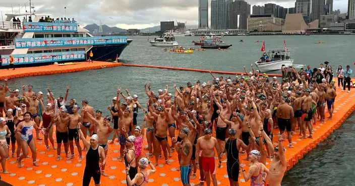 新世界維港泳 | 逾9成參加者完成賽事 明年名額或增至5000人