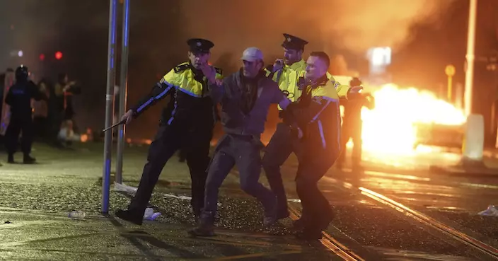 愛爾蘭都柏林騷亂事件 警方拘捕34人