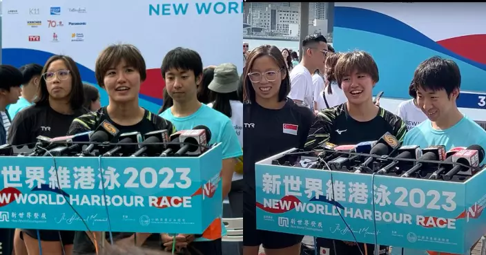 新世界維港泳 | 日本選手包攬國際組男女子冠軍 期待下年再來港參賽