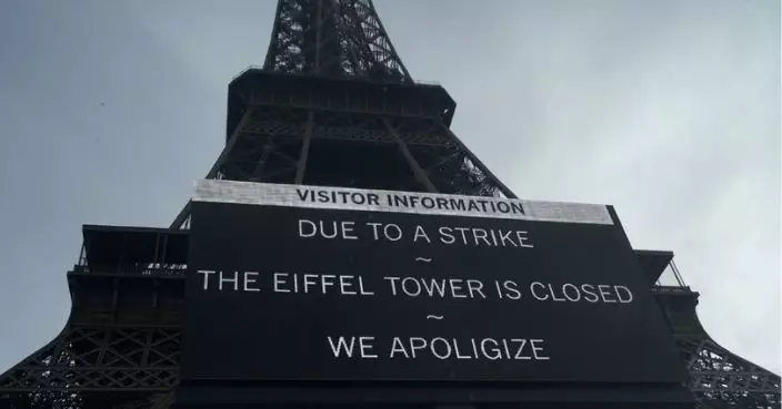 艾菲爾鐵塔設計者逝世百周年 鐵塔因職員罷工關閉