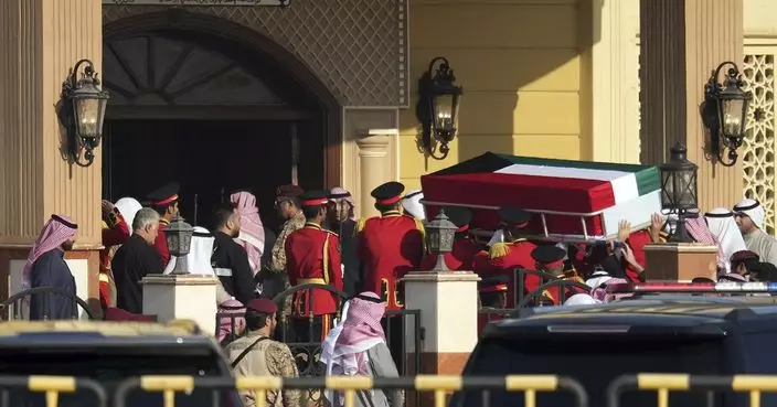 科威特已故埃米爾納瓦夫舉行葬禮 多國領導人前往弔唁
