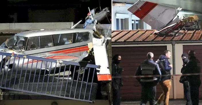 小型飛機逼降撞住宅解體 82歲機師臨危不亂全員奇蹟生還