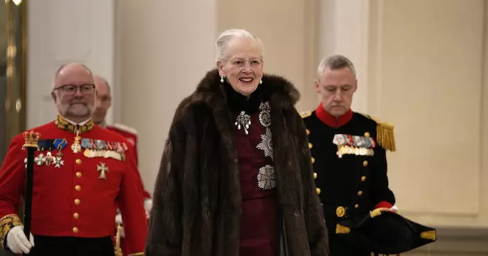 丹麥女王瑪格麗特二世 最後一次以君主身份出席新年活動