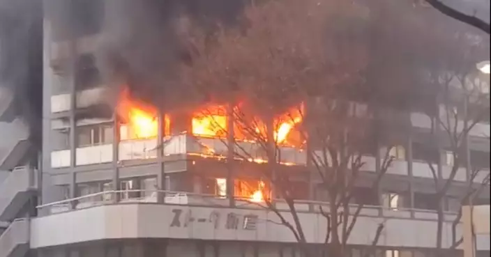 東京新宿12層高建築起火11人傷