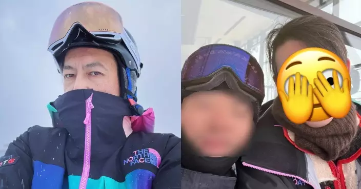 帶妻女北海道滑雪被瘋狂捕獲 43歲陳冠希「神顏」不再殘樣現老態