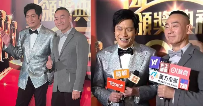 【TVB頒獎禮】與羅嘉良重返TVB頒獎 林保怡有意回巢拍劇：都要睇啲劇本先