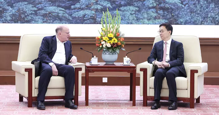韓正晤英匯豐主席 冀匯豐為鞏固提升香港國際金融中心地位作新貢獻