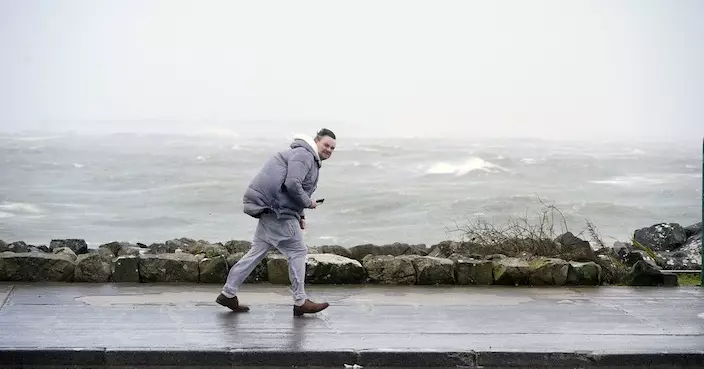 風暴襲英國愛爾蘭多地停電 航班鐵路停飛停駛