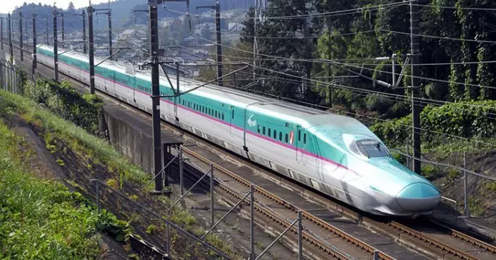 日本新幹線架線垂落致停電 多條路線需暫停運行