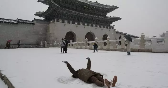 受低溫降雪天氣影響 南韓部份地區跌至逾攝氏零下10度