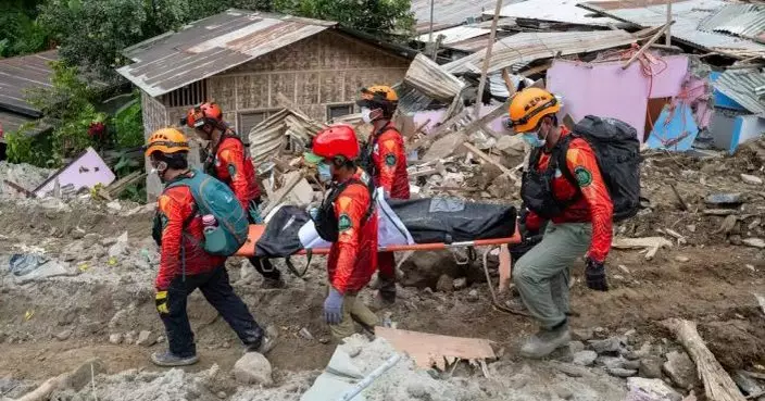 菲律賓南部馬科鎮山泥傾瀉 增至90死37人仍失蹤