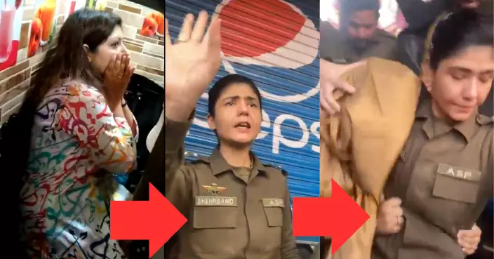 女子衣服疑有古蘭經文遭300男包圍 巴基斯坦女警「一婦當關」解圍