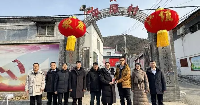 青聯主席楊政龍走訪北京門頭溝區 為內地同胞送上港府賑災基金撥款購買之物資