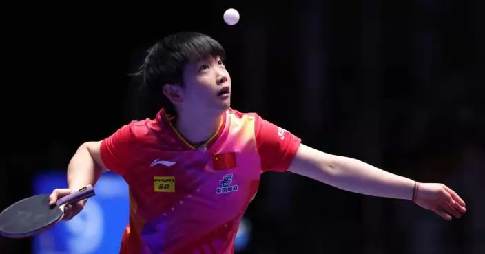 釜山乒乓球錦標賽國家隊奪女團冠軍　孫穎莎感謝在場打氣支持者