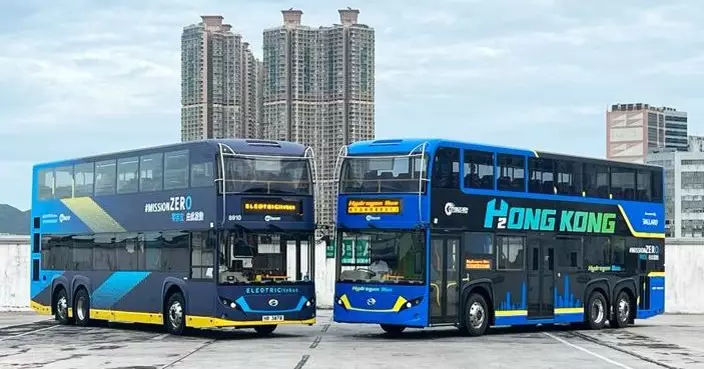 城巴全港首輛雙層氫能巴士周日起載客 首階段行駛20號線